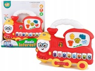 Interaktív Zongora Mozdony Állat Hang