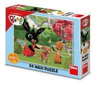 Puzzle Dino Bing 21 dielikov Bing s Flopom a psíkom v parku 350250