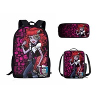 PLECAK SZKOLNY 2023 moda Monster High Anime drukow