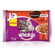 WHISKAS Potrawka Tradycyjna Galaretka karma 4x85g