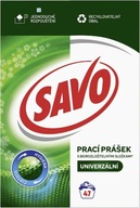 Univerzálny prací prášok SAVO 3,29 kg (47 praní)