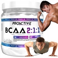 BCAA Prírodné aminokyseliny 2:1:1 ProActive 400g
