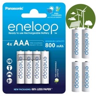 4x Akumulatorki Baterie ENELOOP R03/AAA 800 mAh Ekologiczne Opakowanie