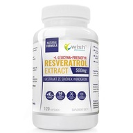 WISH RESVERATROL EXTRACT 500MG 120C KRĄŻENIE SERCE