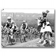 Retro plagát s rámom Tour de France 59,4x42