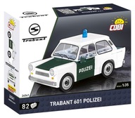 Klocki Cobi Samochód Trabant 601 Polizei Auto