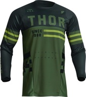 Juniorská mikina Thor Pulse Combat Army green/black L