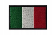 Nášivka na suchý zips Taliansko emblém talianska vlajka 5x8cm