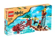 LEGO 6240 POTWORY MORSKIE ATAKUJĄ PIRATES KRAKEN NOWE UNIKAT PI106 PI107