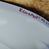bonnet front Ford Ecosport MK2 lift