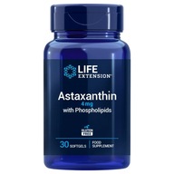 LIFE EXTENSION Astaxantín 4 mg s Phospholipids EU (30 kapsúl)