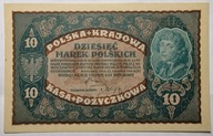 10 Marek Polskich 1919 r. Seria DL Stan UNC