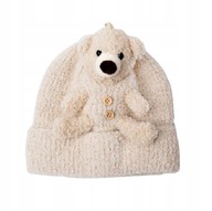 Detská zimná čiapka s medvedíkom 3d