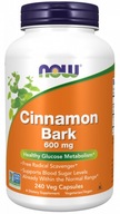 NOW FOODS Cinnamon Bark - Škorica 600 mg (240 kap.)