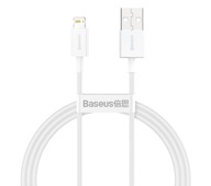 Kabel Przewód Baseus Superior Series USB - Lightning 2,4A 1 metr Biały