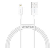 Kabel Przewód Baseus Superior USB - Lightning 2.4A 0,25 metra Biały