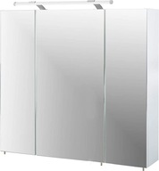 Kúpeľňová skrinka so zrkadlom Schildmeyer 80x70,7x16 cm biela DEFEKT!