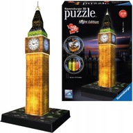 RAVENSBURGER PUZZLE 3D BIG BEN NOCĄ 216 el. LED