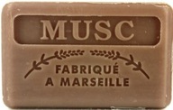 Delikatne Francuskie mydło Marsylskie MUSC PIŻMO 125 g