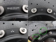 PORSCHE CAYENNE E3 9Y0 9Y3 PCCB disc CERAMICZNA CERAMIC right front