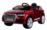 Pojazd SUV Audi Q7 Quattro 2x45W 12V10Ah BORDO LAKIER. +Kokarda GRATIS WAW