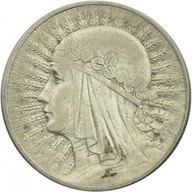 10 złotych, głowa kobiety Polonia, 1932 bez znaku