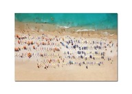Sklenený obraz 120x80 Pláž
