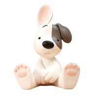 Elegantná realistická figúrka šteniatka zo živice, umelecká socha, dekorácia pes B