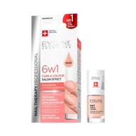 Eveline Cosmetics Nail Therapy odżywka nadająca kolor 6w1 do paznokci