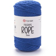 Šňůra YarnArt Macrame Rope 3 mm 250 g, barva 772 chrpová