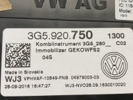 VW PASSAT TSI dials dials 3G5920750
