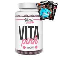 GYMBEAM BEASTPINK -VITA PINK MULTIVITAMÍN VLASY KOŽA VITALITA 120KAPS