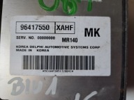 CHEVROLET AVEO KALOS control unit computer of the engine ECU 96417550