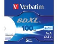 Blu-ray disk Verbatim BD-R 100 GB 5 ks