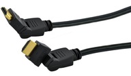 Kabel Przewód HDMI - HDMI 1.5m 4K HDR Obrotowy Gniazdo 360 Ethernet 150cm