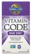 Garden of Life Vitamin Code Raw Zinc 60kaps Cynk