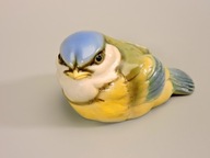 Figurka ptak młoda sikorka pisklę design Kaiser