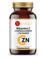 Vitamín C s bioflavonoidmi + Zinok 90 kaps Yango