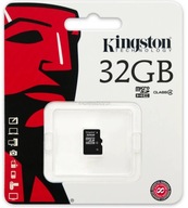 Karta KINGSTON micro SD 32GB microSD class 10