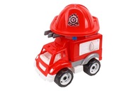 SADA HASIČSKÁ PŘILBA + VOZIDLO HASIČI