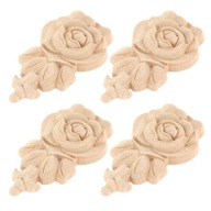 Carved Onlay Appliques Natural 3,94 x 2,36 x 0,47 palca