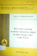 Wpływ czynnika - Halicka-Ambroziak