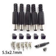 12V 5.5*2.1MM DC wtyczki męskie DC022 DC099 gniazdo zasilania żeński~8275