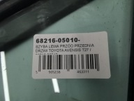 window left front front door TOYOTA AVENSIS T27 / 68216-05010