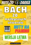Bach najlepšie skladby noty klavír keyboard organ