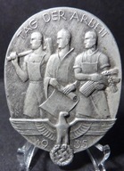 Odznaka Tag Der Arbeit 1935 Sygnowana: Robert Metzger, Pforzheim