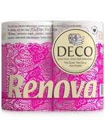 Toaletný papier Renova DECO biely 4ks