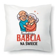 VANKÚŠ 40x40 Najlepšia babička na svete VZORY