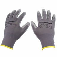 Ochranné pracovné rukavice s polyuretánovým povlakom Bituxx 10pár veľkosť L(9)