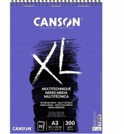 Blok do akwareli Canson XL Mix Media A3 30szt 300g 15A161